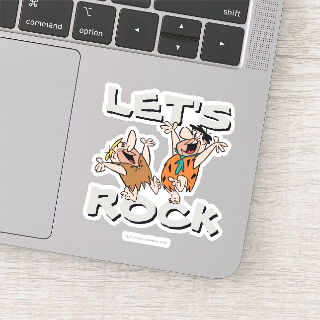 The Flintstones | Fred & Barney - Let's Rock Sticker (Detail)