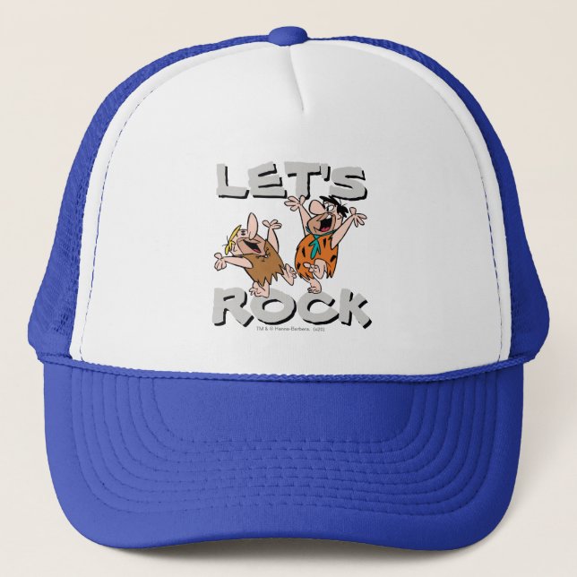 The Flintstones | Fred & Barney - Let's Rock Trucker Hat (Front)