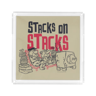 The Flintstones Fred & Barney - Stacks on Stacks Acrylic Tray