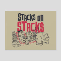The Flintstones | Fred & Barney - Stacks on Stacks Invitation Postcard