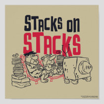 The Flintstones | Fred & Barney - Stacks on Stacks Poster