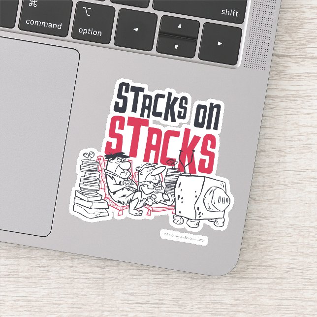 The Flintstones | Fred & Barney - Stacks on Stacks Sticker (Detail)