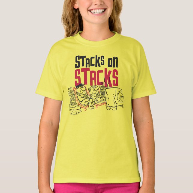 The Flintstones | Fred & Barney - Stacks on Stacks T-Shirt (Front)