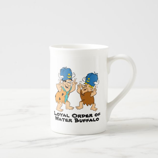 The Flintstones | Fred & Barney Water Buffaloes Bone China Mug (Right)