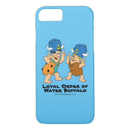 The Flintstones  Fred  Barney Water Buffaloes iPhone 87 Case