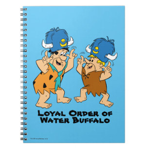 The Flintstones   Fred & Barney Water Buffaloes Notebook