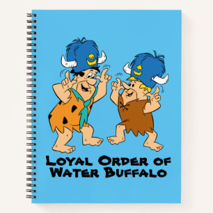 The Flintstones   Fred & Barney Water Buffaloes Notebook