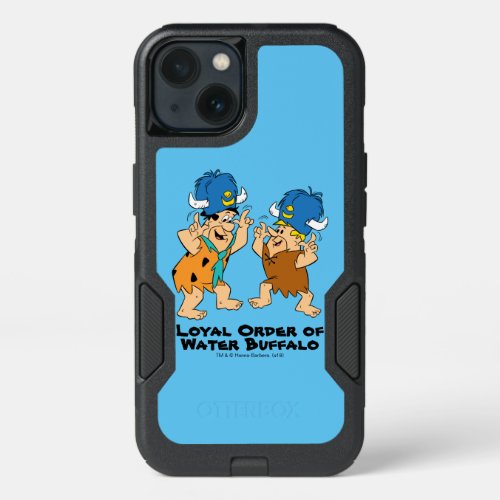 The Flintstones  Fred  Barney Water Buffaloes iPhone 13 Case