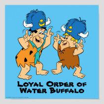 The Flintstones | Fred & Barney Water Buffaloes Poster