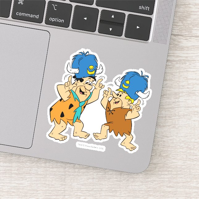 The Flintstones | Fred & Barney Water Buffaloes Sticker (Detail)