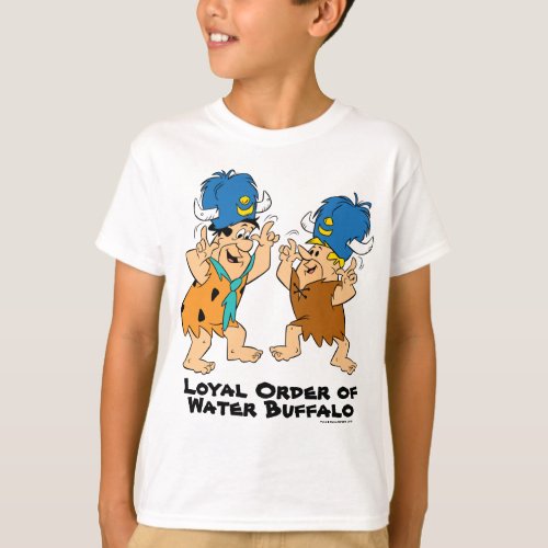 The Flintstones  Fred  Barney Water Buffaloes T_Shirt
