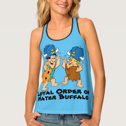 The Flintstones  Fred  Barney Water Buffaloes Tank Top