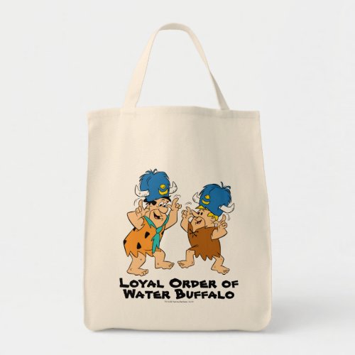 The Flintstones  Fred  Barney Water Buffaloes Tote Bag