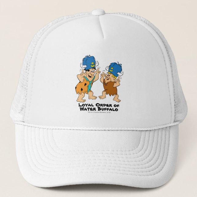 The Flintstones | Fred & Barney Water Buffaloes Trucker Hat (Front)