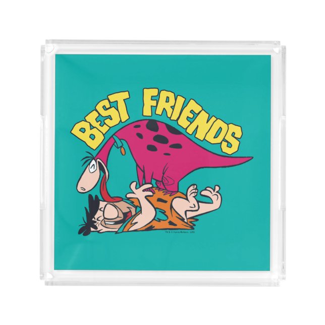 The Flintstones | Fred & Dino - Best Friends Acrylic Tray (Front)