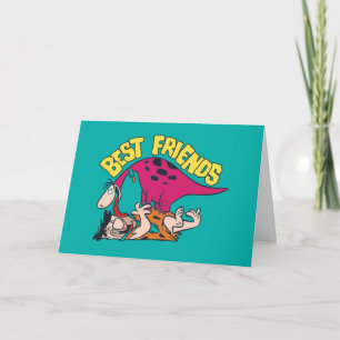 The Flintstones Fred & Dino - Best Friends Card