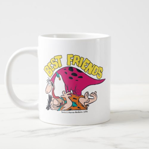 The Flintstones  Fred  Dino _ Best Friends Giant Coffee Mug