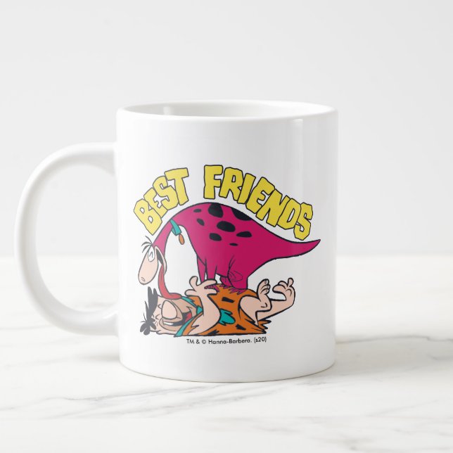 The Flintstones | Fred & Dino - Best Friends Giant Coffee Mug (Left)