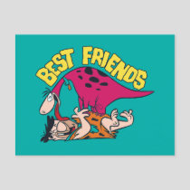 The Flintstones | Fred & Dino - Best Friends Invitation Postcard