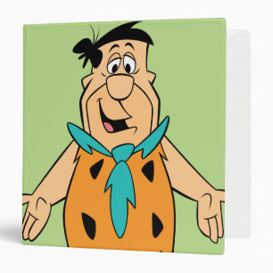 The Flintstones   Fred Flintstone 3 Ring Binder