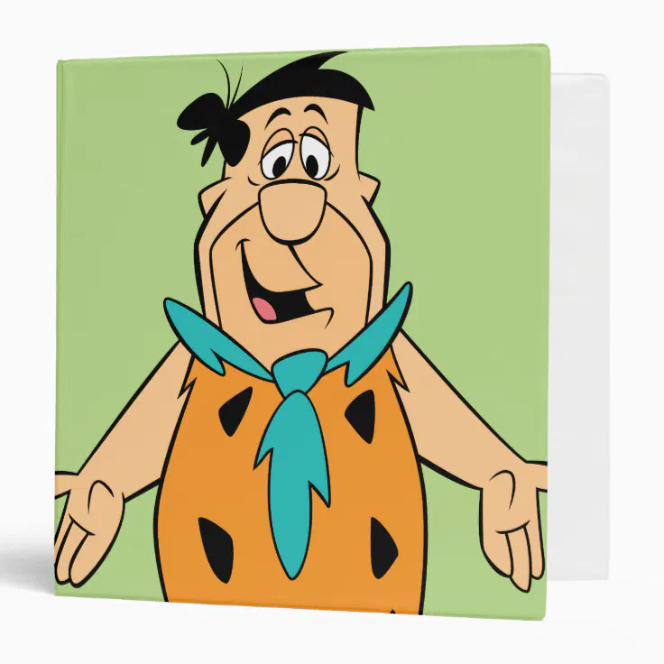 The Flintstones Fred Flintstone 3 Ring Binder Zazzle 2291