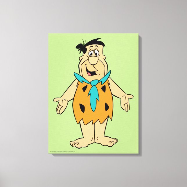 The Flintstones | Fred Flintstone Canvas Print (Front)
