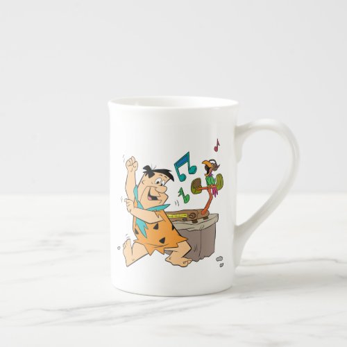 The Flintstones  Fred Flintstone Dancing Bone China Mug