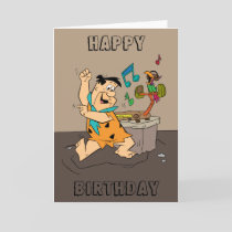 The Flintstones | Fred Flintstone Dancing Card