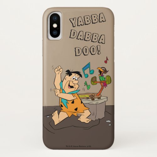 The Flintstones  Fred Flintstone Dancing iPhone X Case