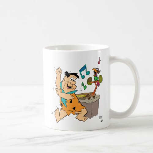 The Flintstones  Fred Flintstone Dancing Coffee Mug