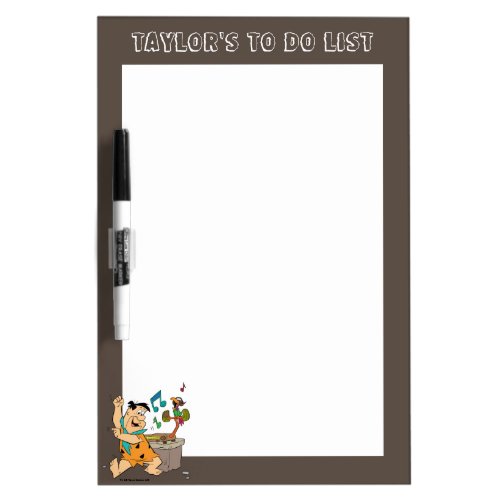 The Flintstones  Fred Flintstone Dancing Dry Erase Board