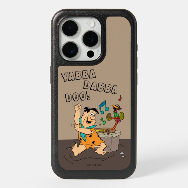 The Flintstones | Fred Flintstone Dancing iPhone 15 Pro Case (Back)