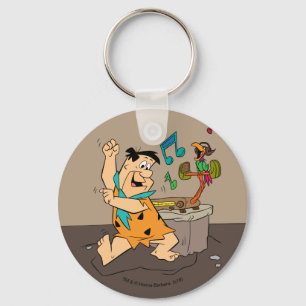 The Flintstones Fred Flintstone Dancing Keychain