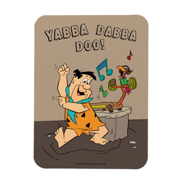 The Flintstones | Fred Flintstone Dancing Magnet (Vertical)