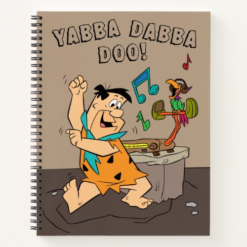 The Flintstones  Fred Flintstone Dancing Notebook