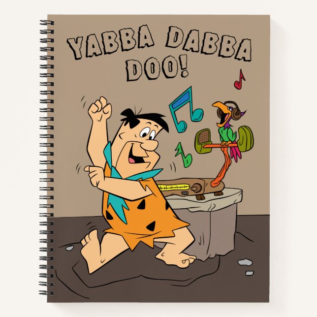 The Flintstones | Fred Flintstone Dancing Notebook (Front)
