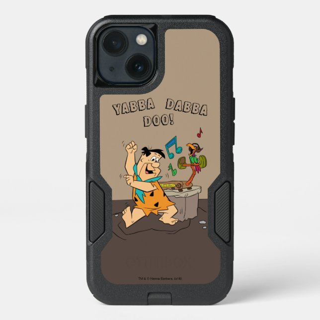 The Flintstones | Fred Flintstone Dancing Otterbox iPhone Case (Back)