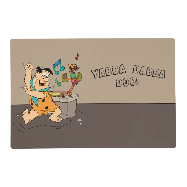 The Flintstones | Fred Flintstone Dancing Placemat (Front)