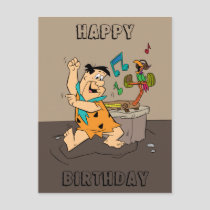 The Flintstones | Fred Flintstone Dancing Postcard