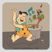 The Flintstones | Fred Flintstone Dancing Square Sticker