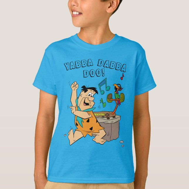 The Flintstones | Fred Flintstone Dancing T-Shirt (Front)