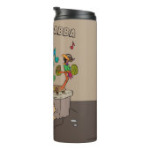 The Flintstones | Fred Flintstone Dancing Thermal Tumbler (Rotated Right)