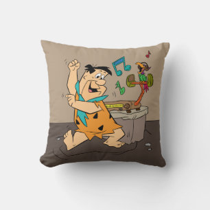 The Flintstones Fred Flintstone Dancing Throw Pillow