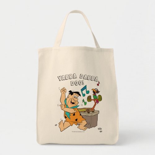 The Flintstones  Fred Flintstone Dancing Tote Bag