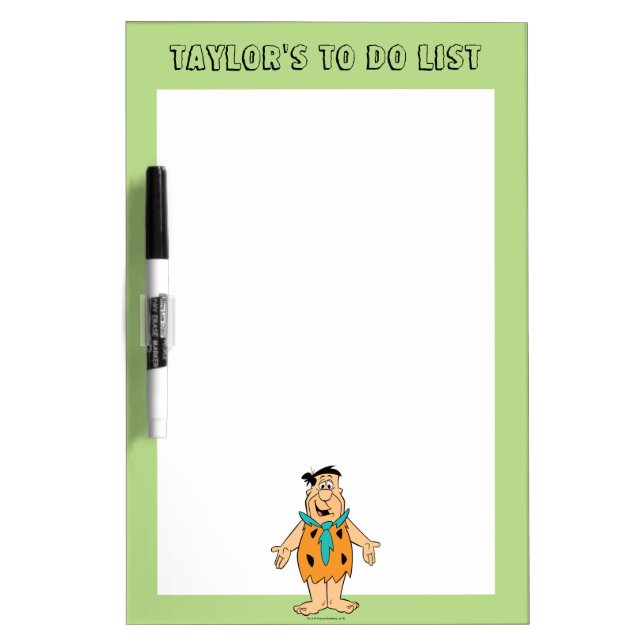 The Flintstones | Fred Flintstone Dry Erase Board (Front)