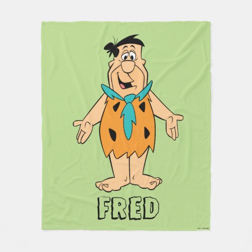 The Flintstones  Fred Flintstone Fleece Blanket