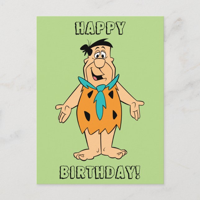 The Flintstones | Fred Flintstone Postcard (Front)