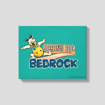 The Flintstones | Fred - Greetings From Bedrock Canvas Print