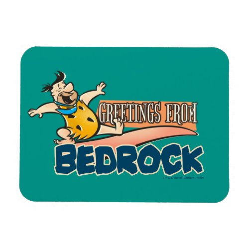 The Flintstones  Fred _ Greetings From Bedrock Magnet
