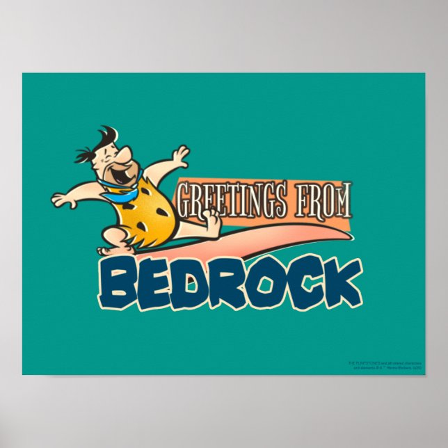 The Flintstones | Fred - Greetings From Bedrock Poster (Front)